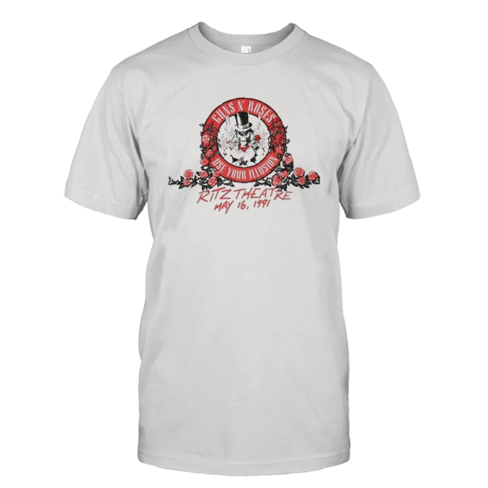 Guns N’ Roses 1991 Ritz Theatre Concert Valentine T-Shirt