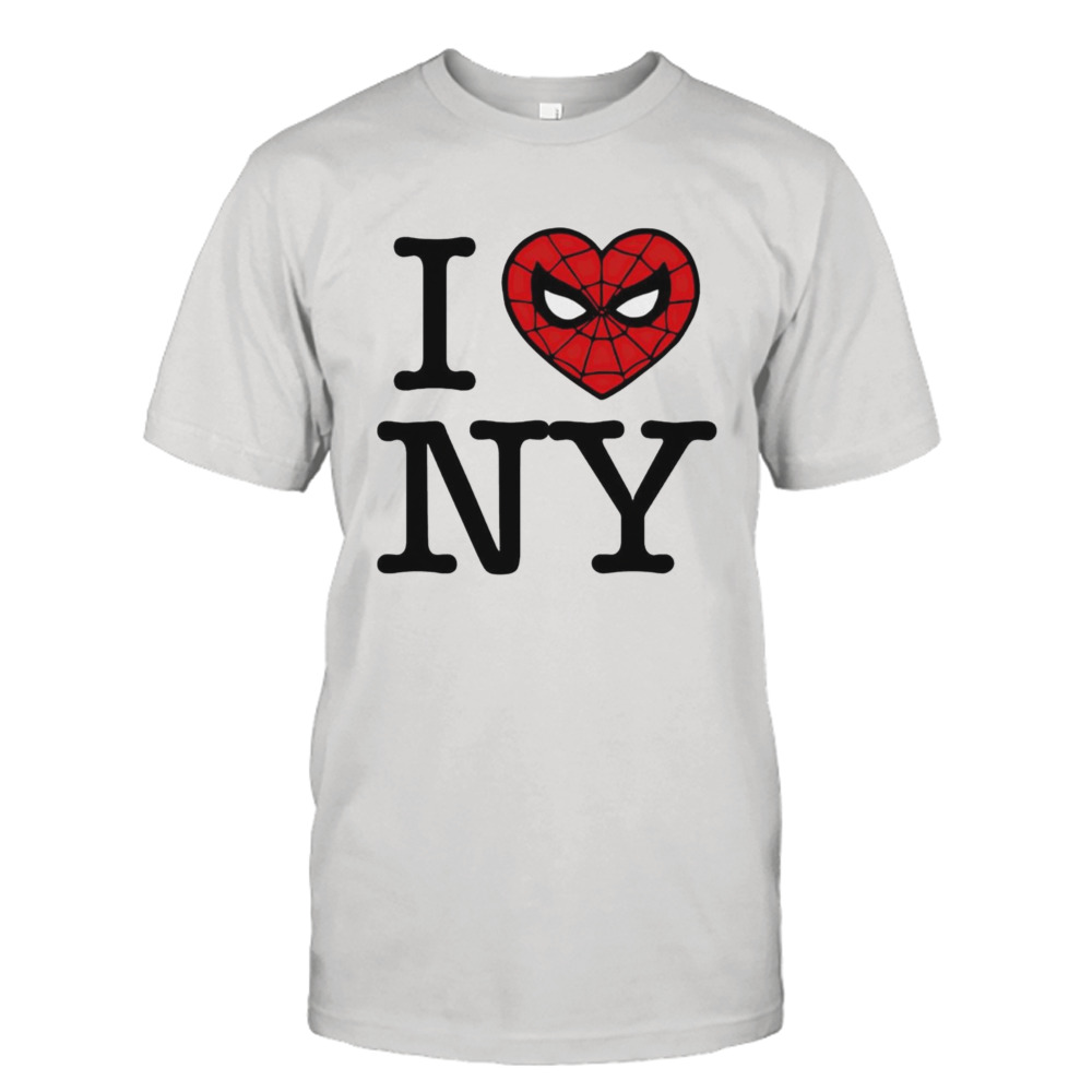 I Spider Man heart NY shirt