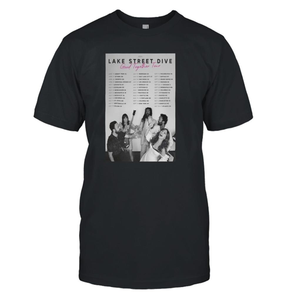 Lake Street Dive Good Together Tour 2024 T-shirt