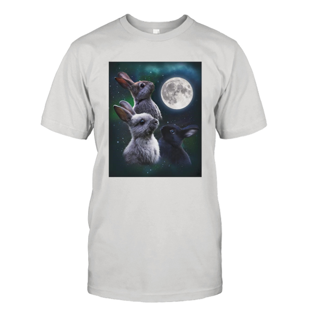 Three bunny moon shirt