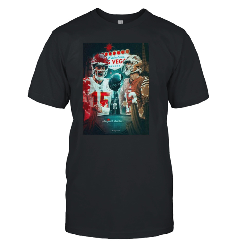 Welcome To Fabulous Las Vegas Nevada Kansas City Chiefs Vs San Francisco 49ers For Super Bowl LVIII Matchup Final Battle T-shirt