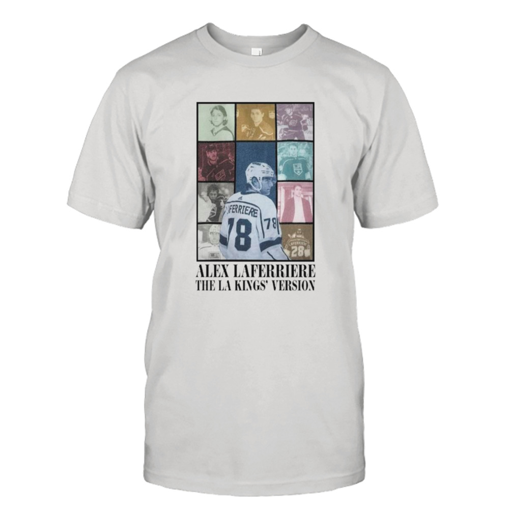 Alex Laferriere the LA Kings’ version eras tour shirt
