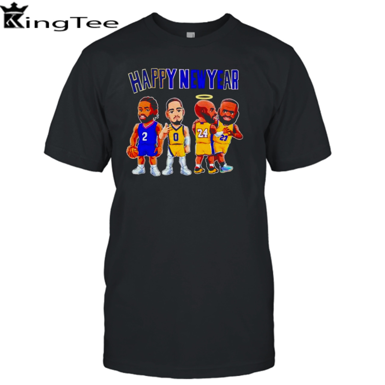 Basketball legends happy new year shirt