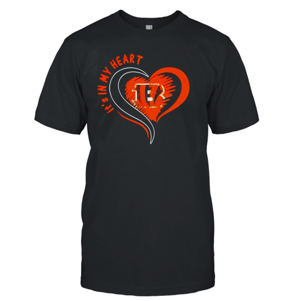 Cincinnati Bengals it’s in my heart shirt