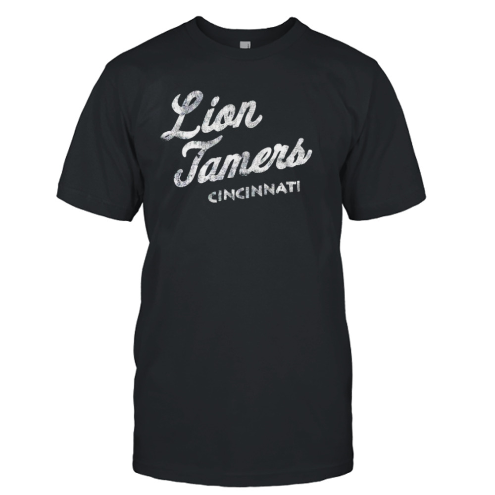 Cincinnati Lion Tamers logo vintage shirt