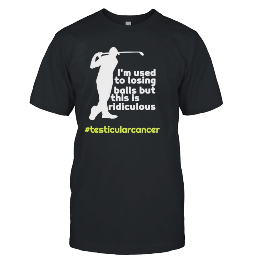 Hockey Stance I’m Used To Losing Balls But This Is Ridiculous shirt