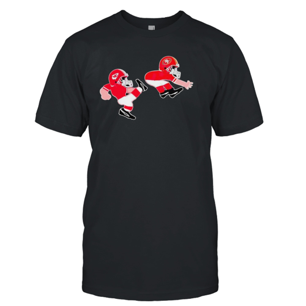 Kansas City Chiefs kicks San Francisco 49ers shirt