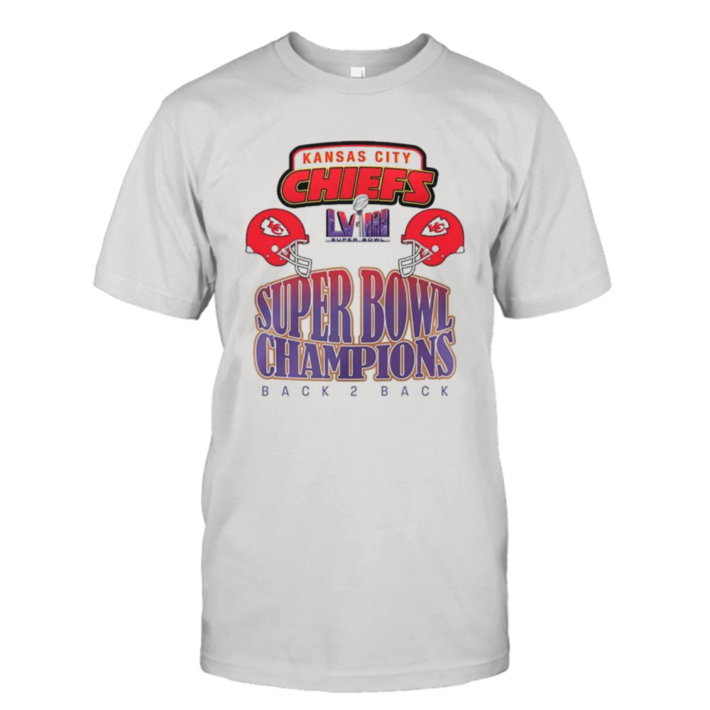 Kansas City Chiefs super bowl champions back 2 back shirt