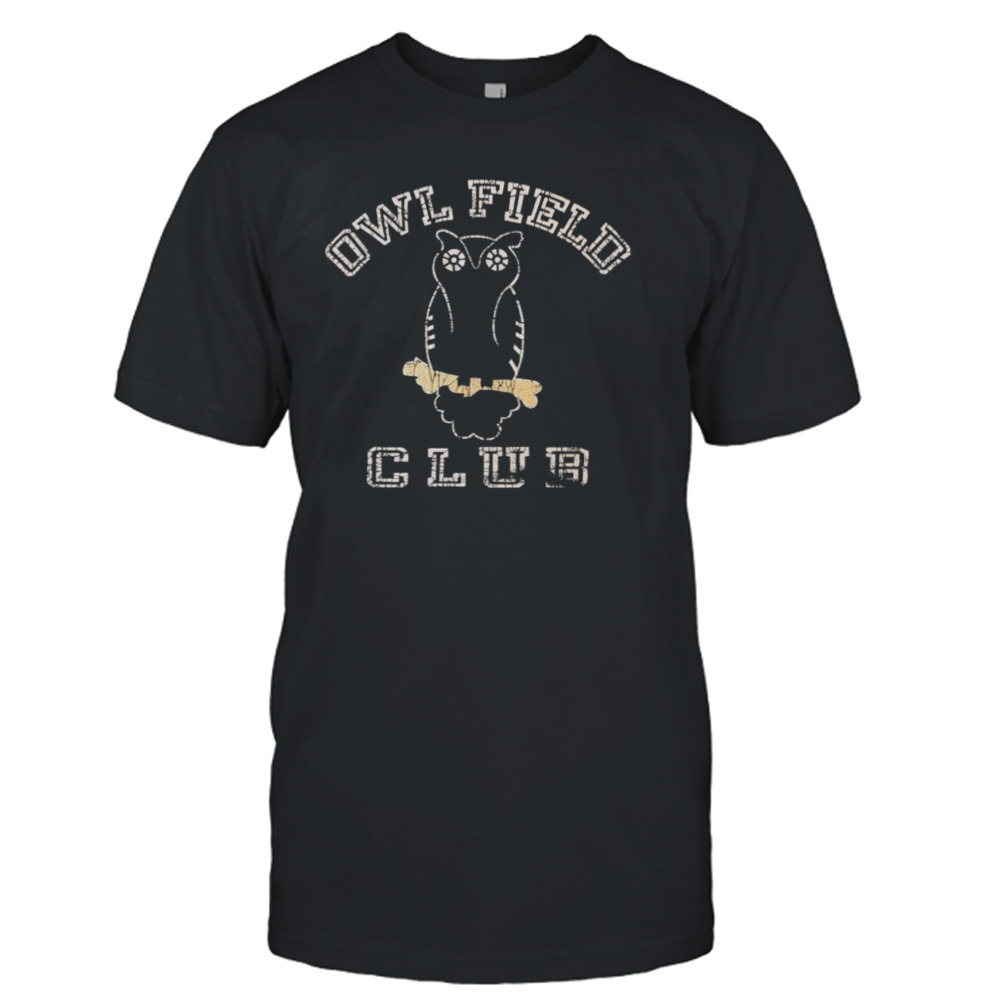 Owl Field Club logo vintage shirt