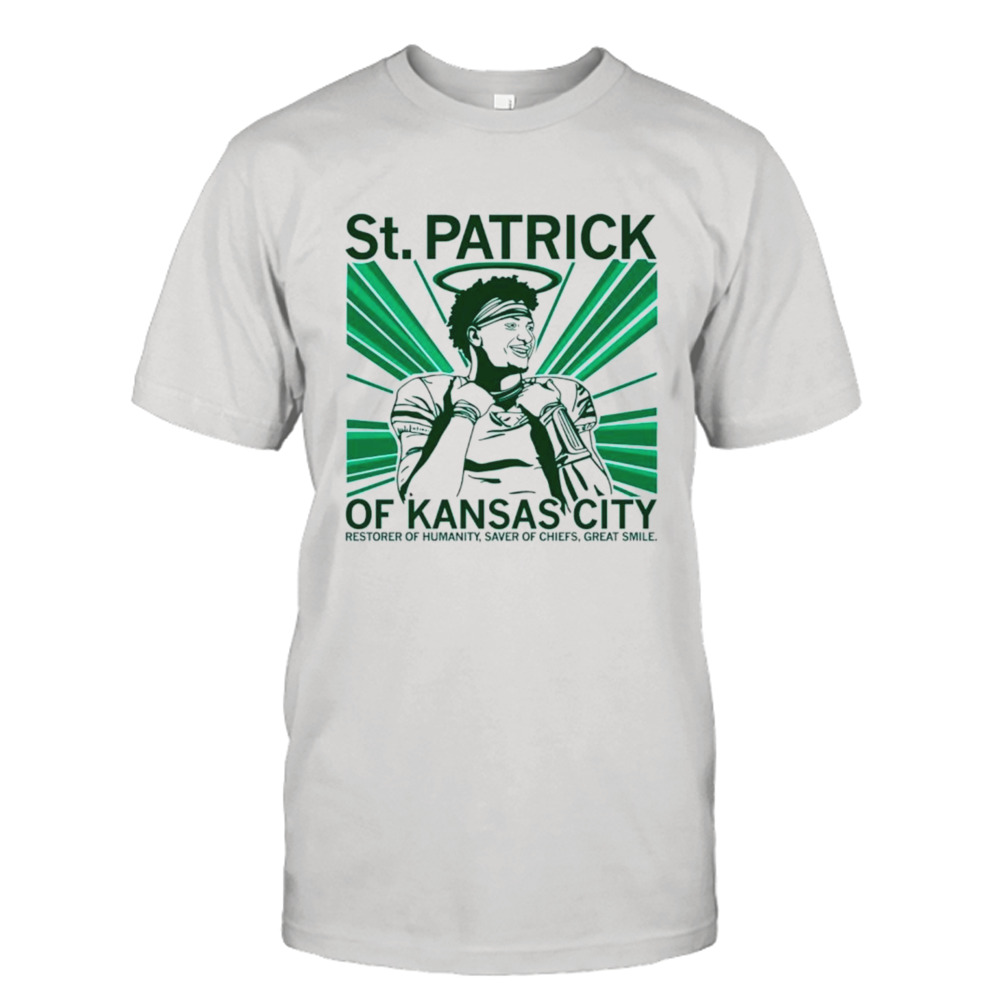 Patrick Mahomes St Patrick of Kansas City shirt