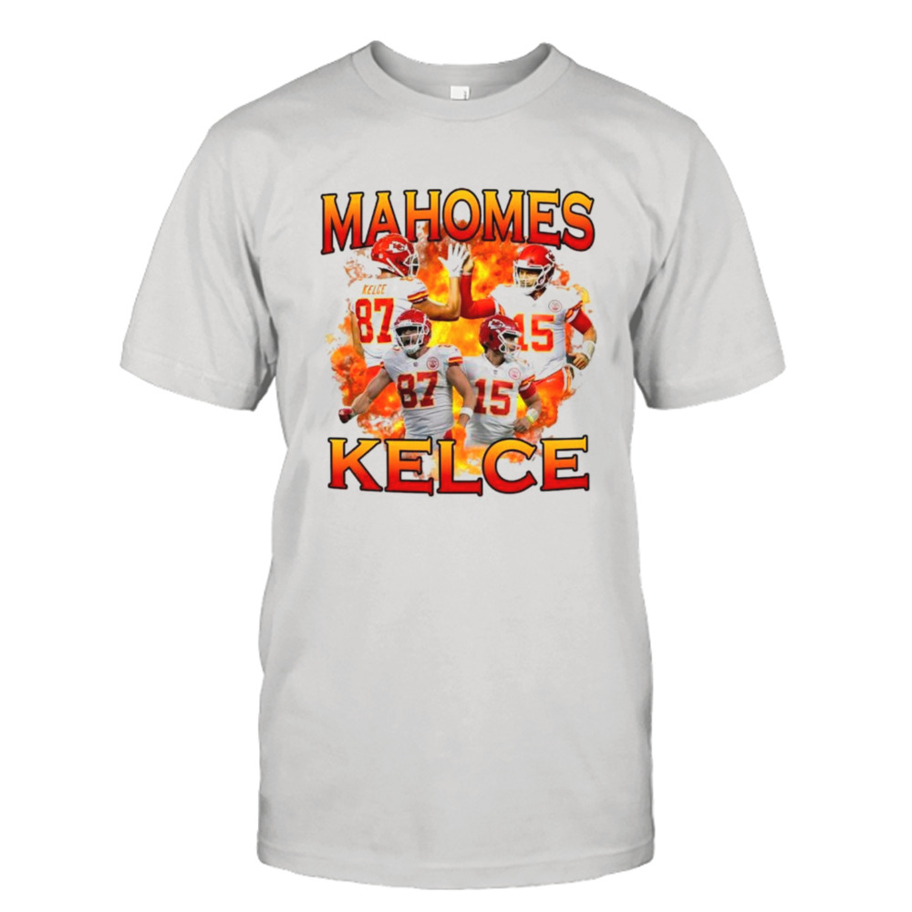 Patrick Mahomes and Travis Kelce Kansas City Chiefs players shirt