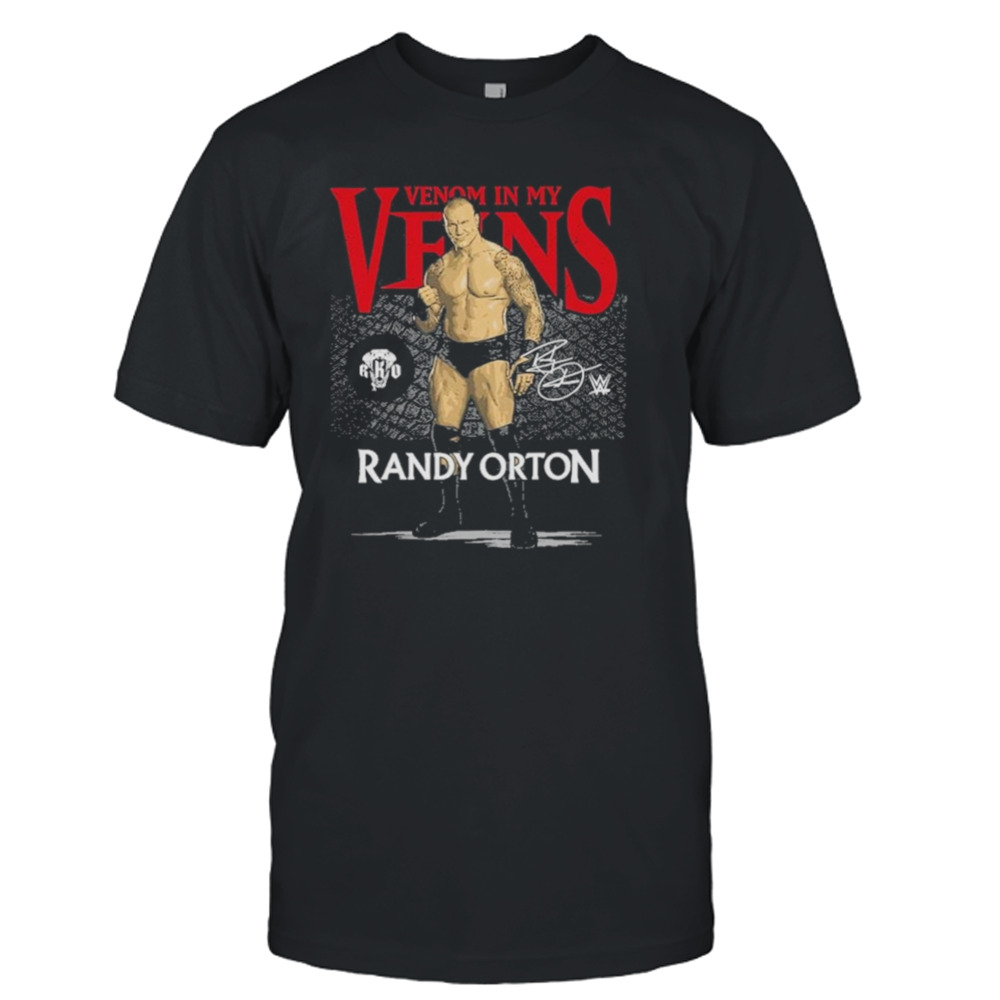 Randy Orton Venom In My Veins Signature 2024 T-shirt