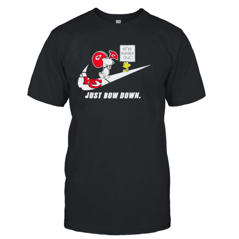 Snoopy Chiefs just bow down we are number one shirt