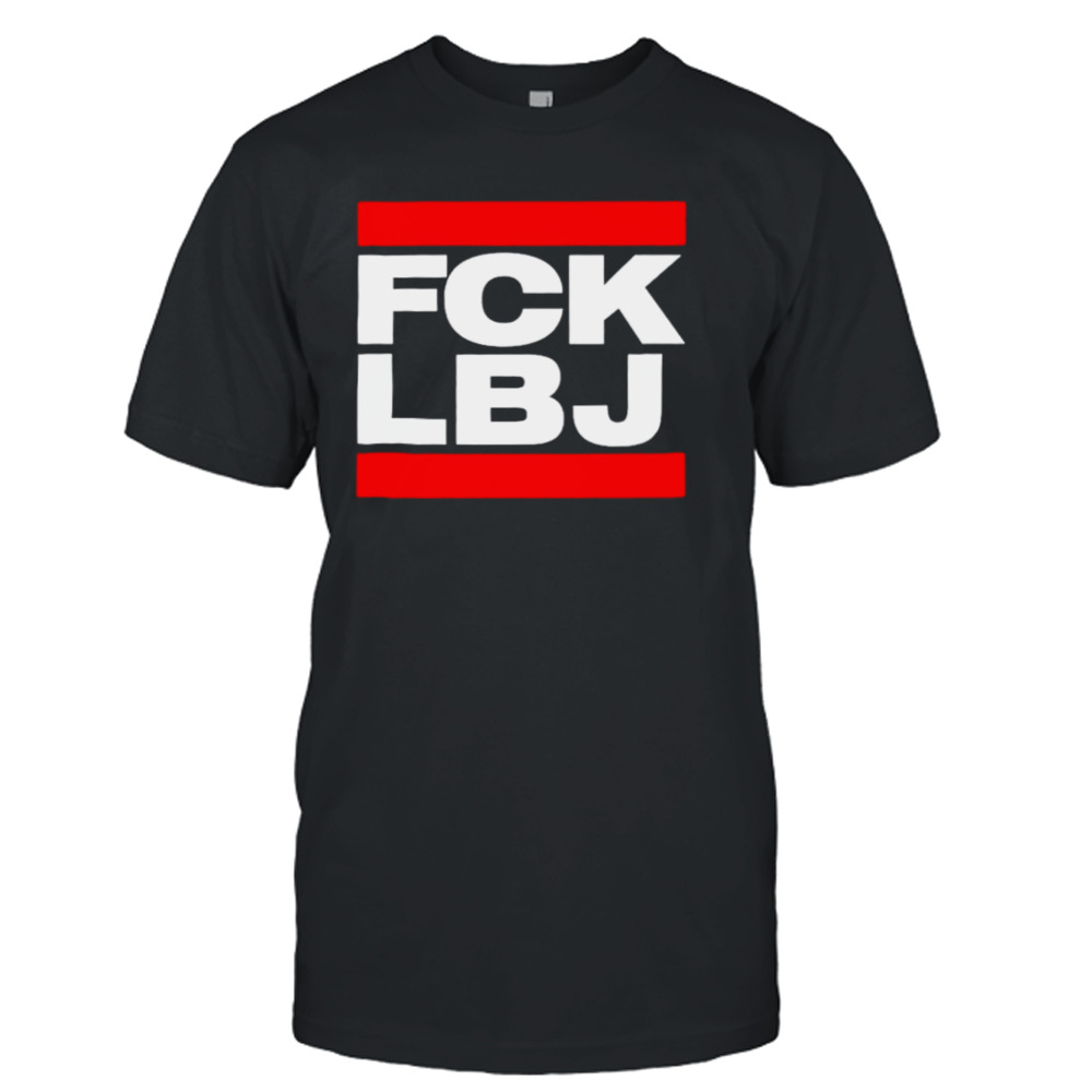 Bri Marie D wearing FCK LBJ shirt