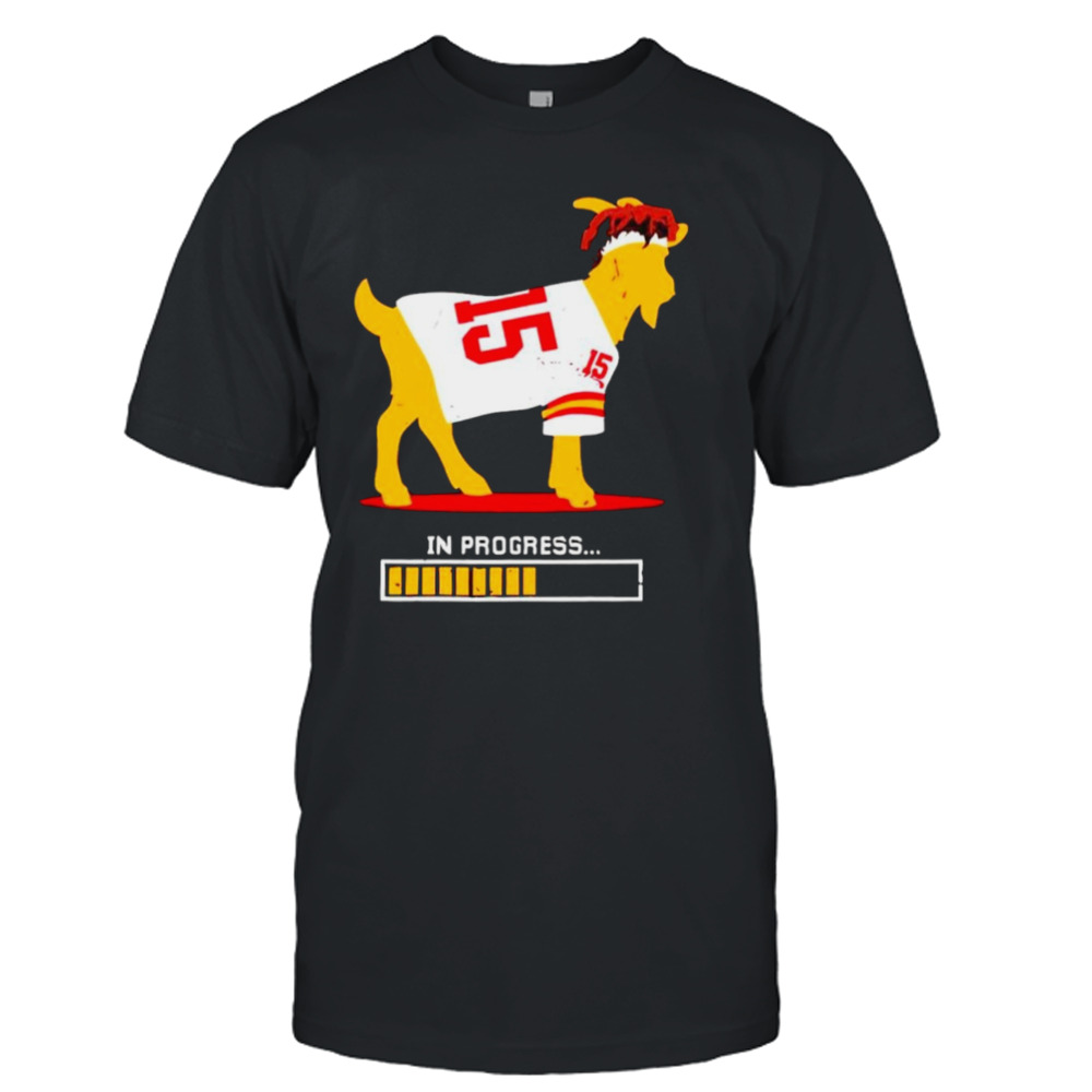 In progress Patrick Mahomes Goat for Kansas City shirt