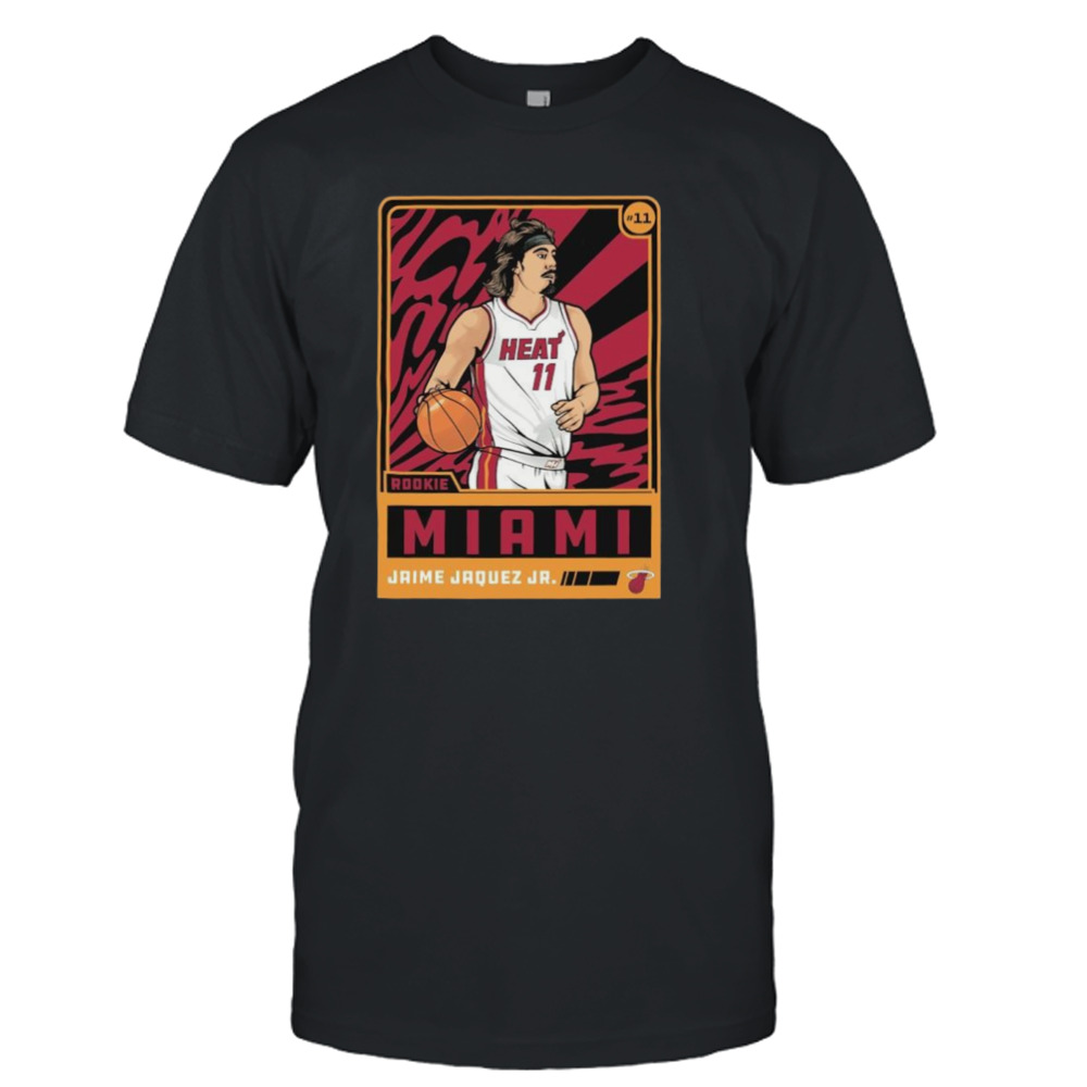 Jaime Jaquez Jr. Miami Heat Rookie Card T-Shirt