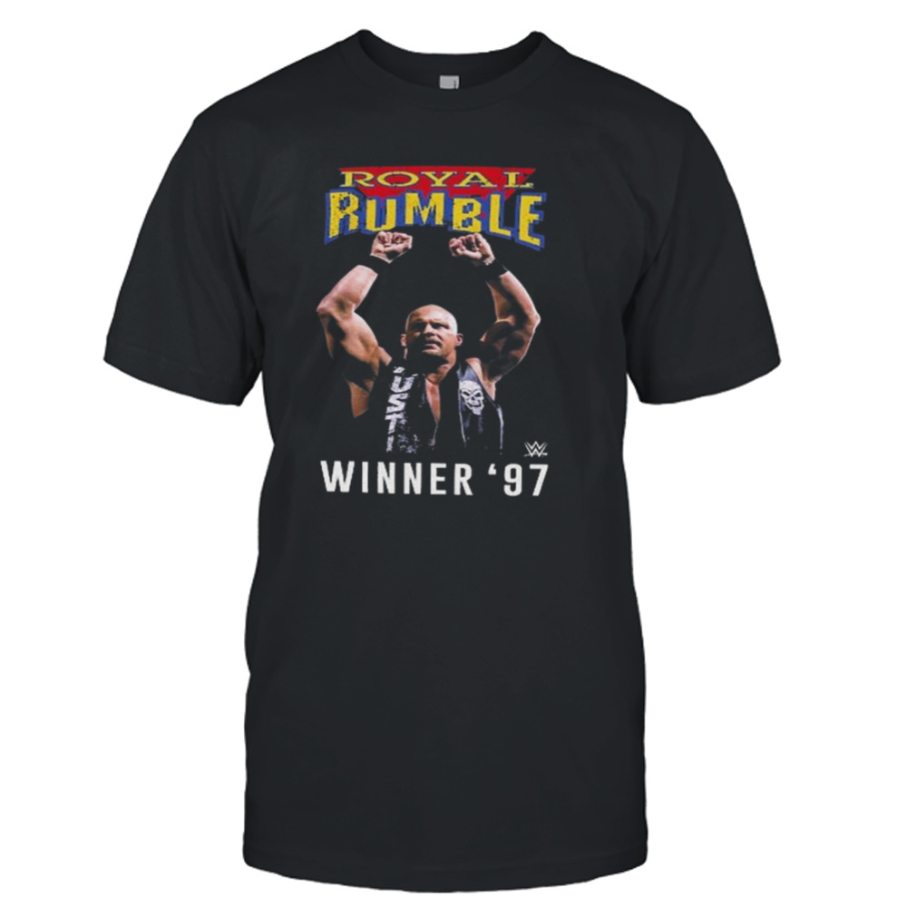 Junction Black Stone Cold Steve Austin 1997 Royal Rumble Winner T-shirt