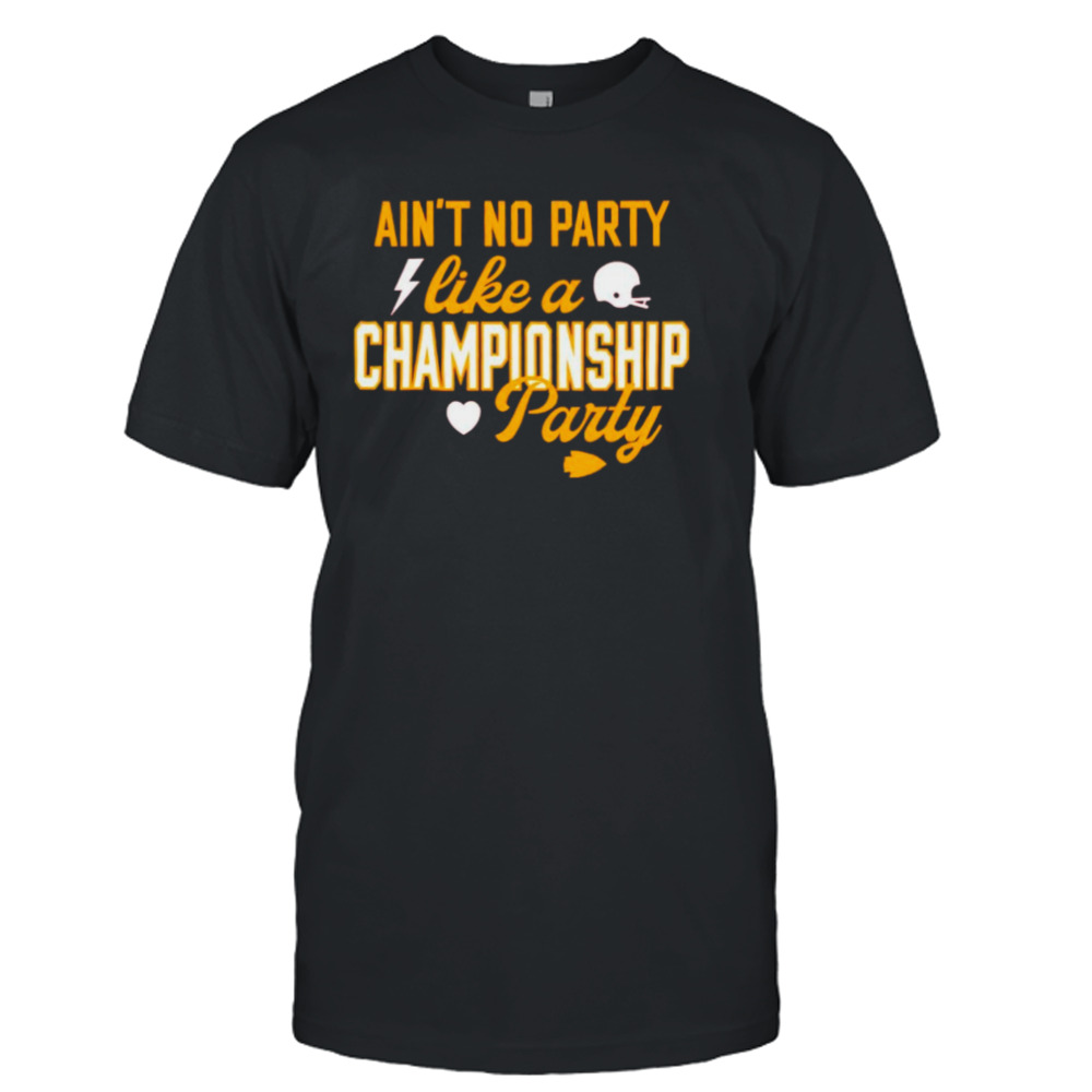 Kansas City Chiefs ain’t no party like a championship party helmet shirt