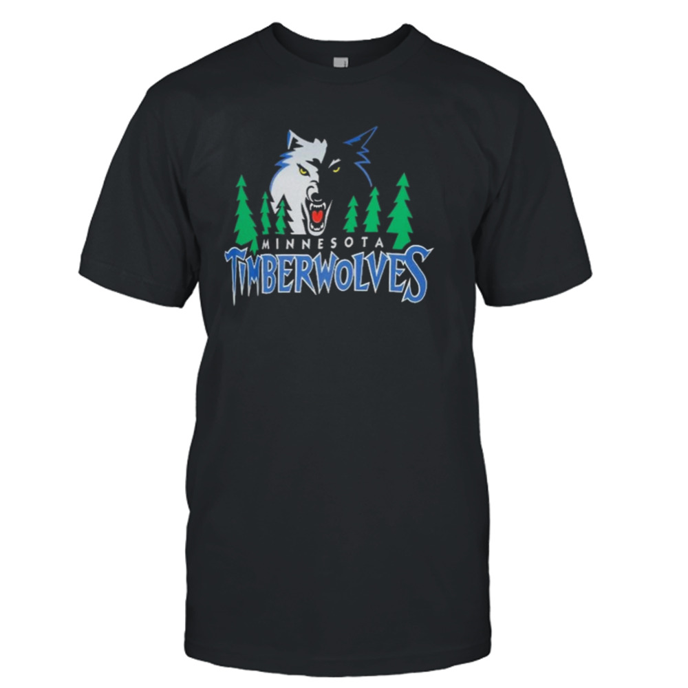 Minnesota Timberwolves Hardwood Classics Vintage Logo T-shirt