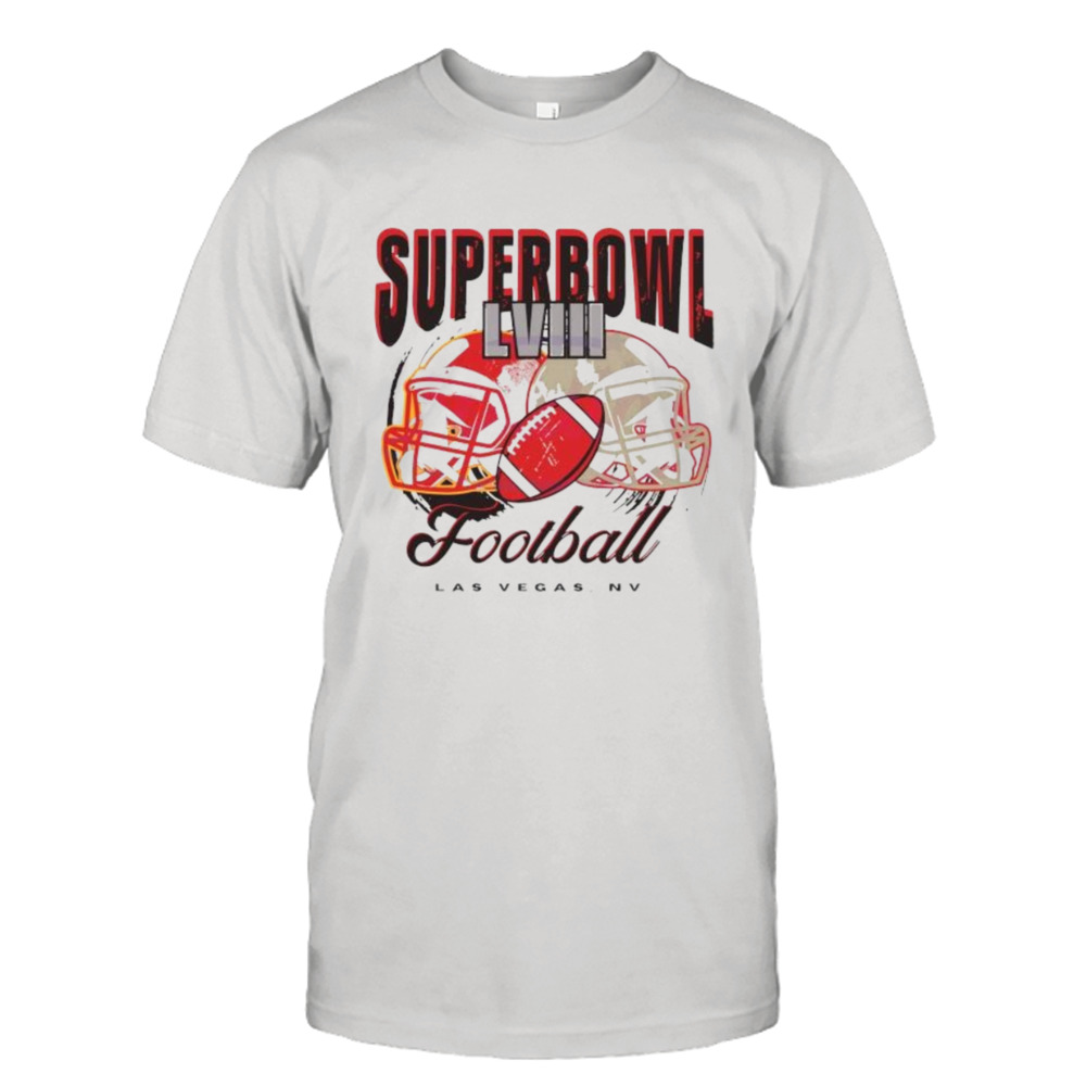 Super Bowl LVIII Football Las Vegas 2024 shirt