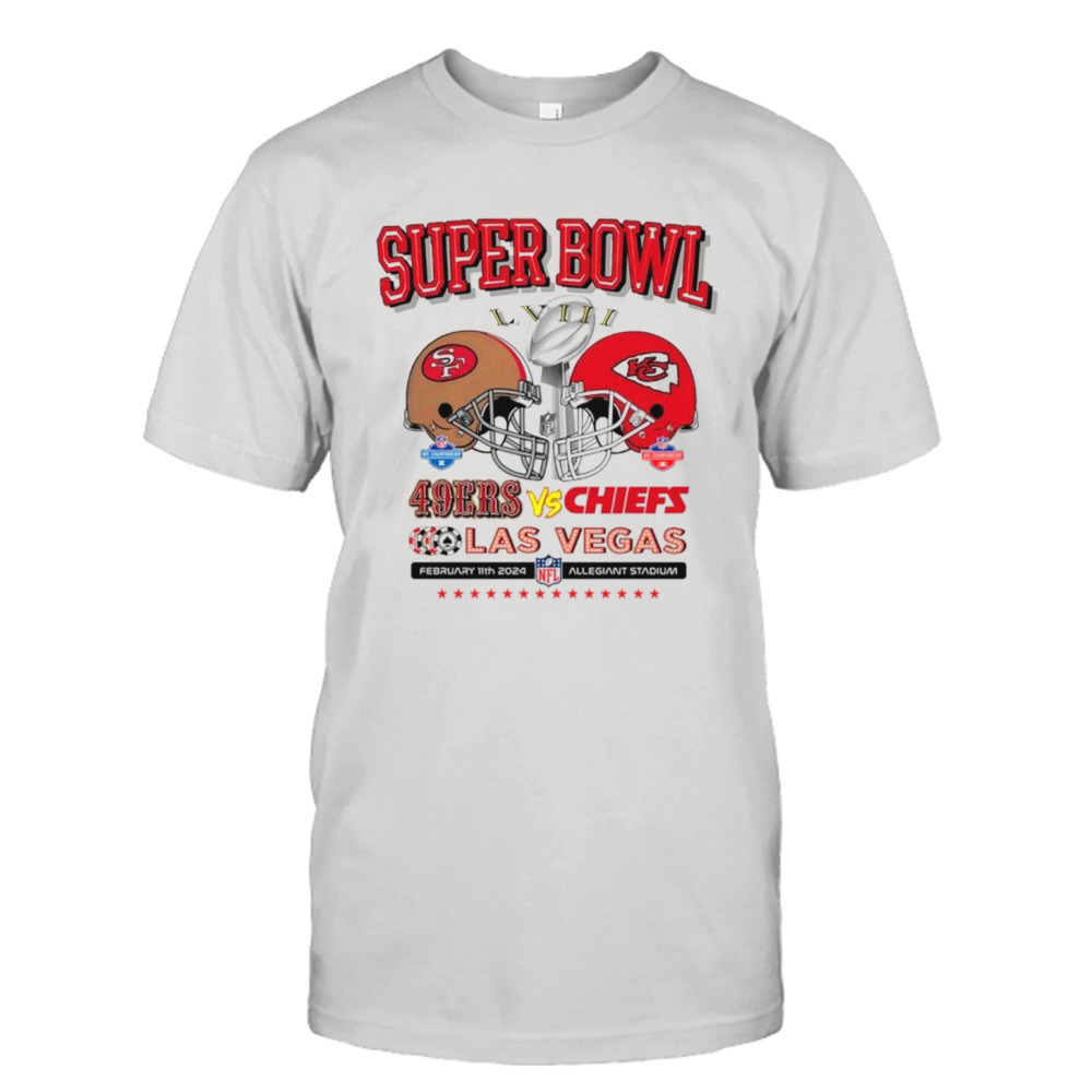 Super Bowl LVIII Kansas City Chiefs Vs San Francisco 49ers shirt