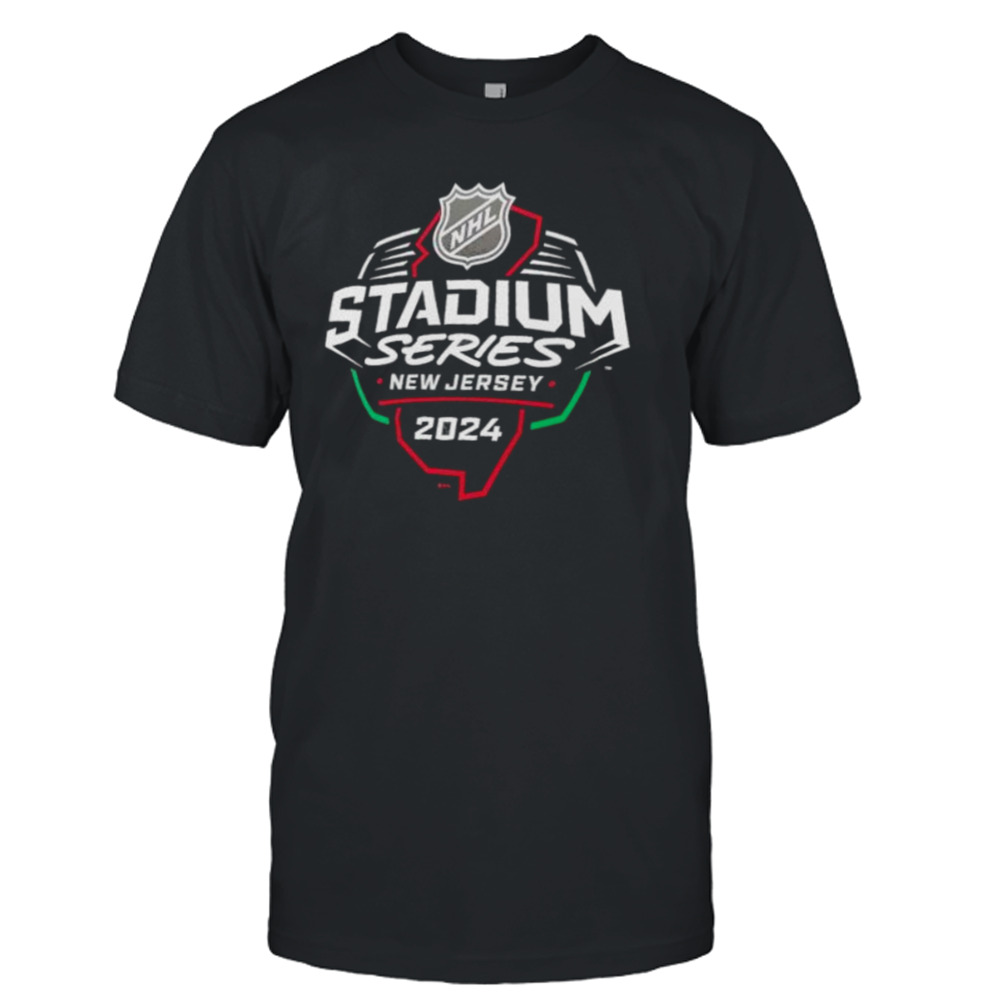 2024 NHL Stadium Series New Jersey Logo T-Shirt