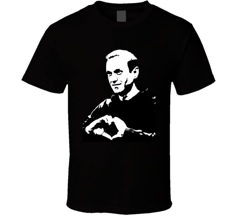 Alexei Navalny Heart Hands Silhouette Supporter T Shirt