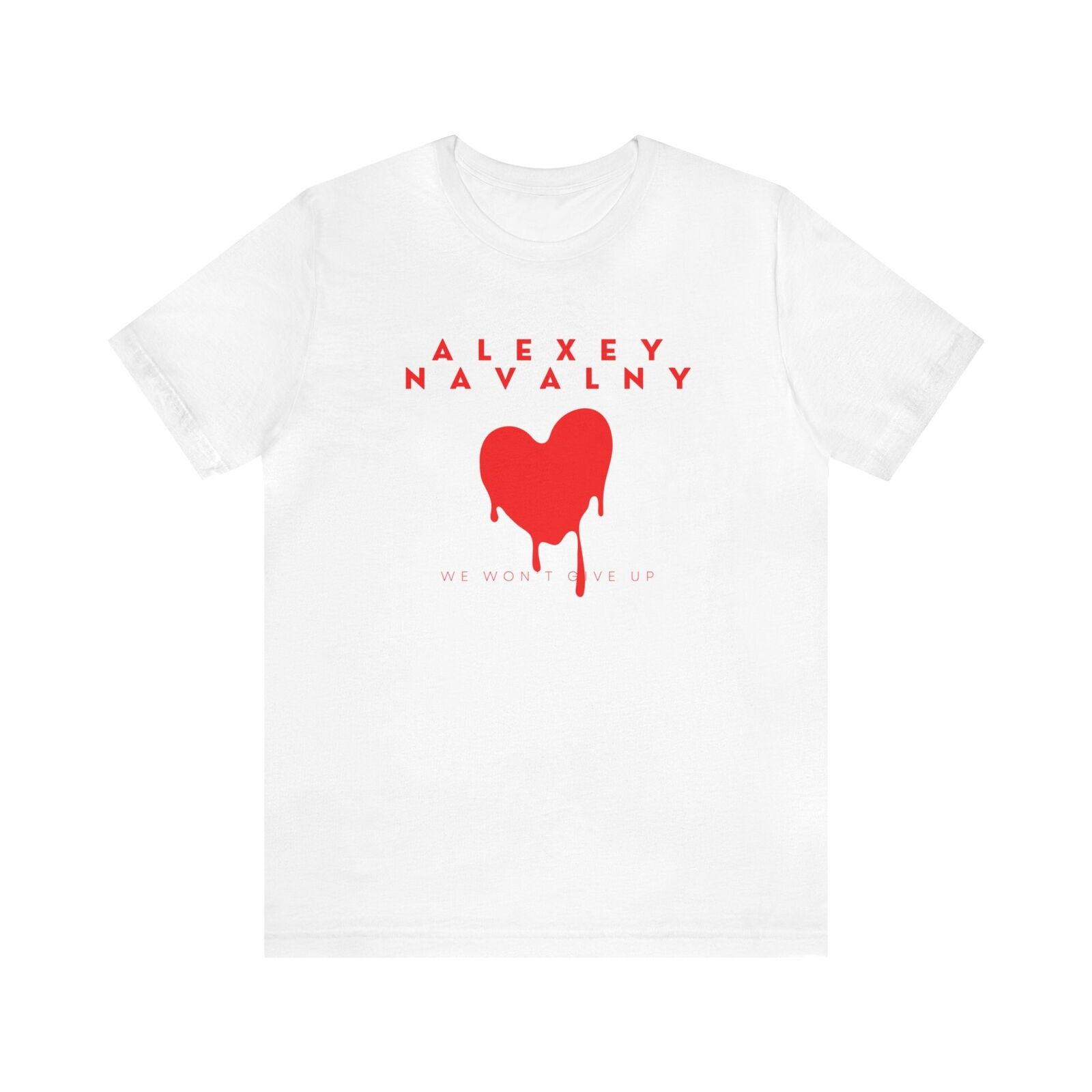 Alexey Navalny T-shirt, We Wont Give Up