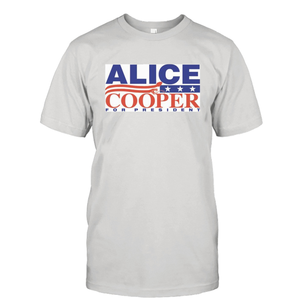 Alice Cooper For President 2024 T-shirt