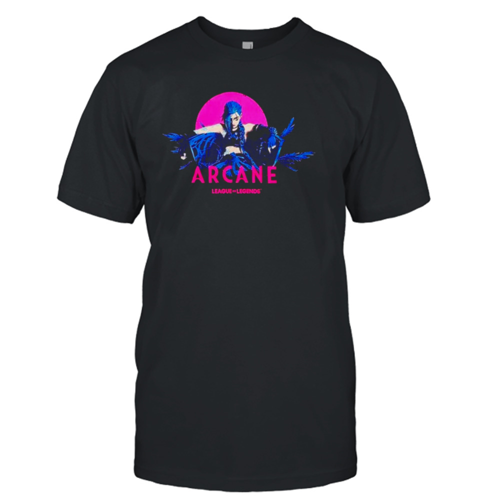 Arcane Jinx Sitting LOL shirt