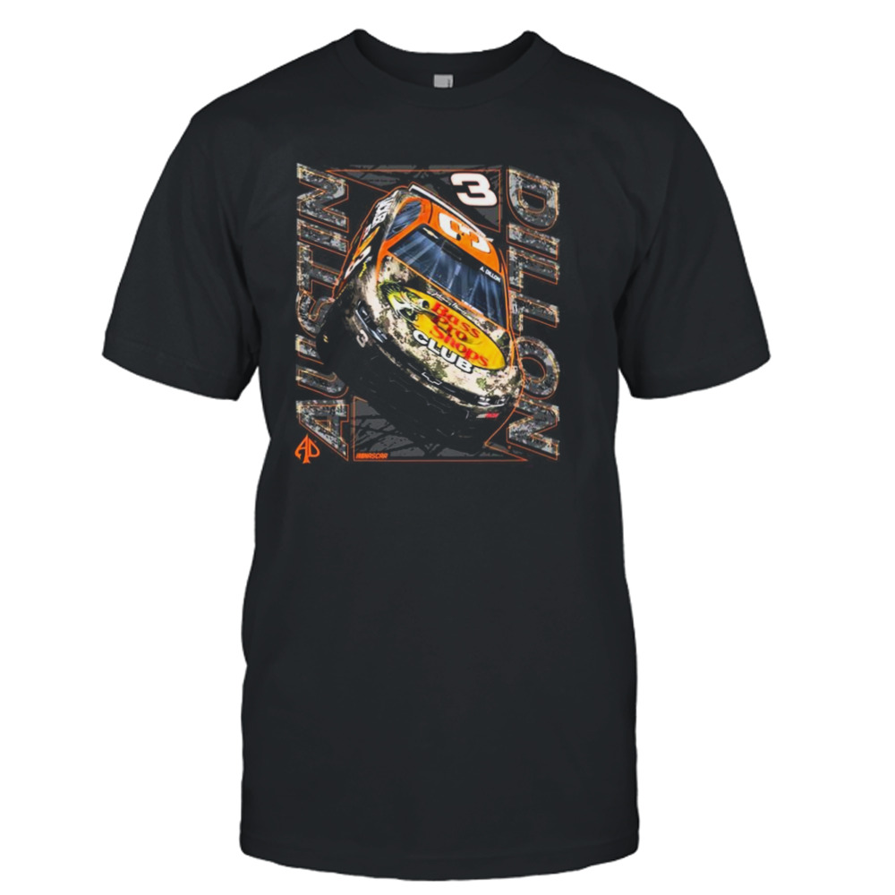 Austin Dillon Richard Childress Racing Team Collection Black Bass Pro Shops Car T-shirt