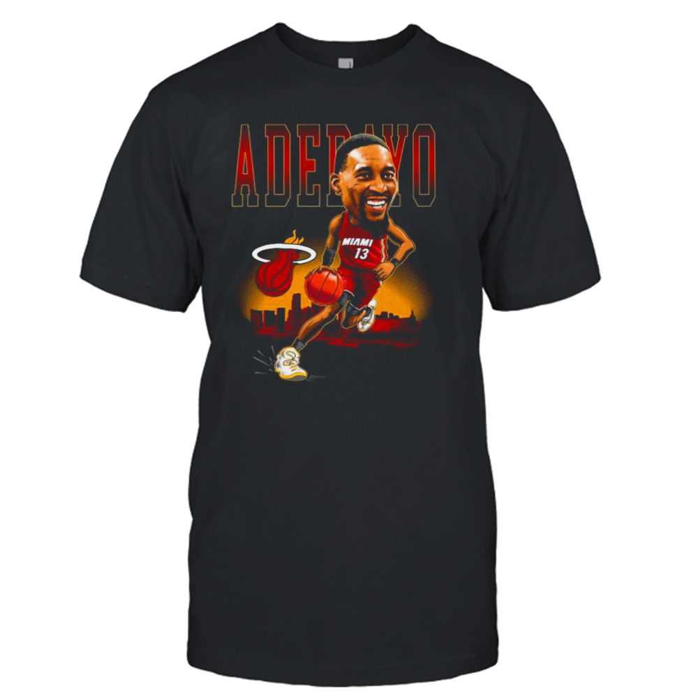 Bam Adebayo Miami Heat City View T-shirt