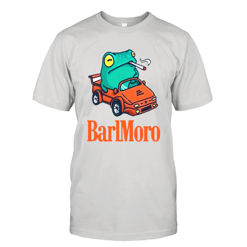 Barlmoro frog smoking shirt