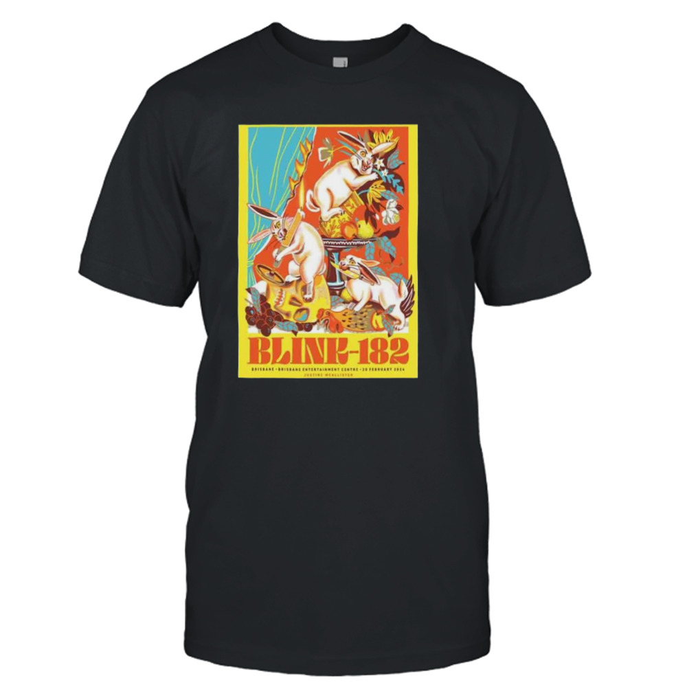 Blink-182 Brisbane Entertainment Centre Brisbane Australia Feb 20 2024 T-shirt