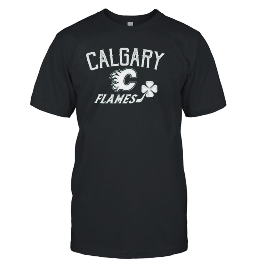 Calgary Flames Levelwear St. Patrick’s Day Richmond Clover T Shirt