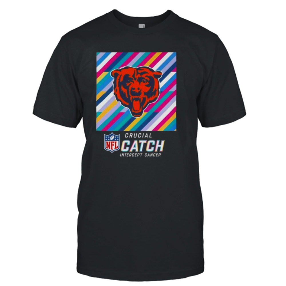 Chicago Bears NFL Crucial Catch Intercept Cancer Shirt