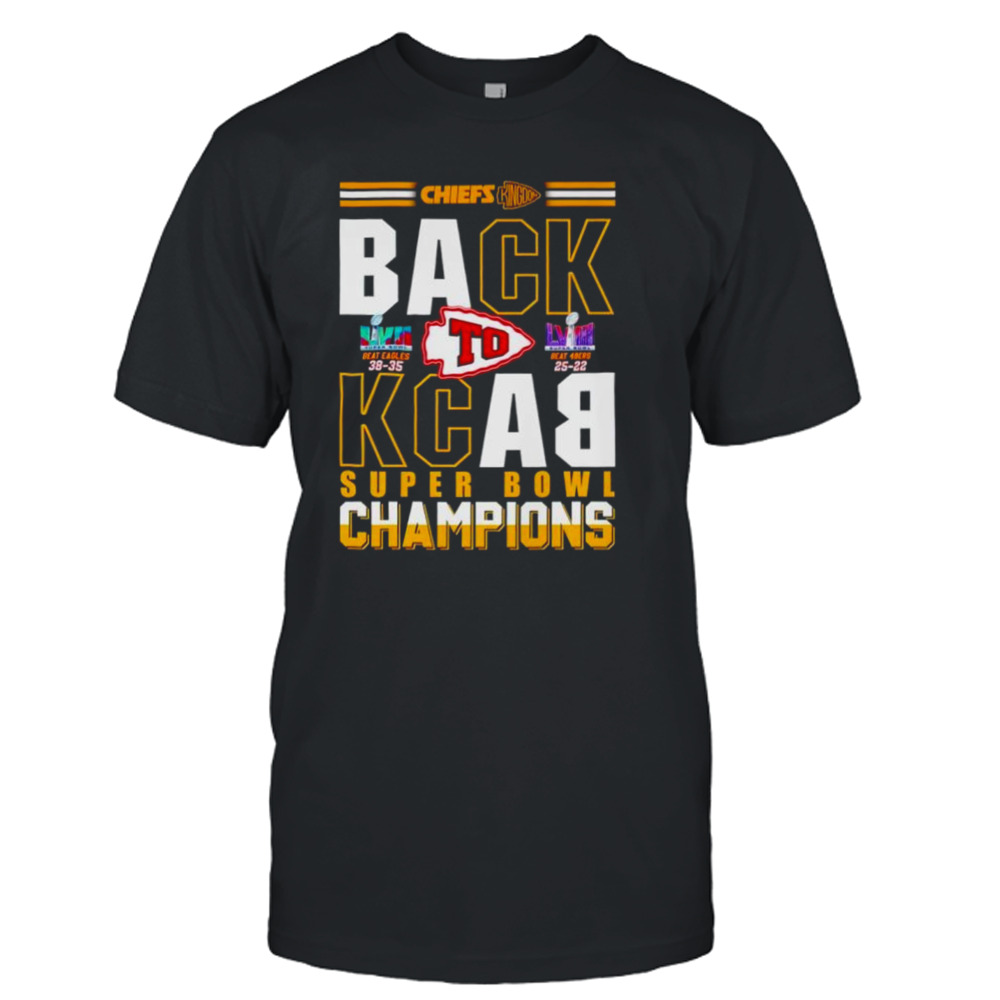 Chiefs Kingdom back to back Super Bowl Champions shirt