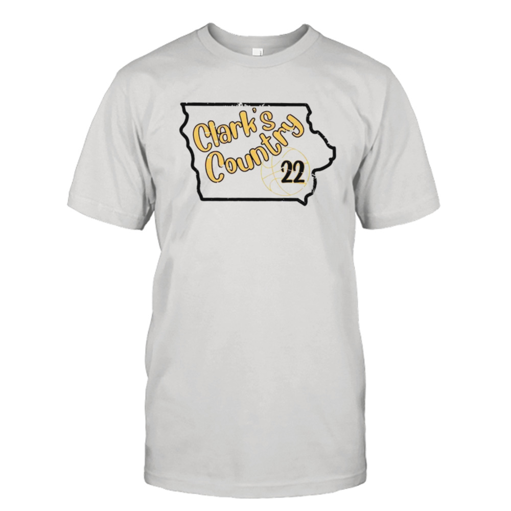 Clark’s country NCAA player Iowa basketball shirt