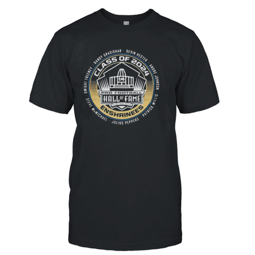 Class Of 2024 Pro Football Hall Of Fame Enshrinees Logo T-shirt