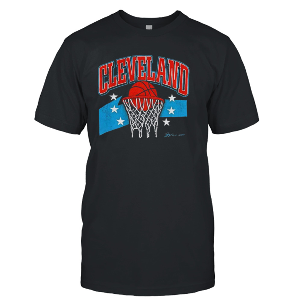 Cleveland Basketball 90s Swoosh T-Shirt