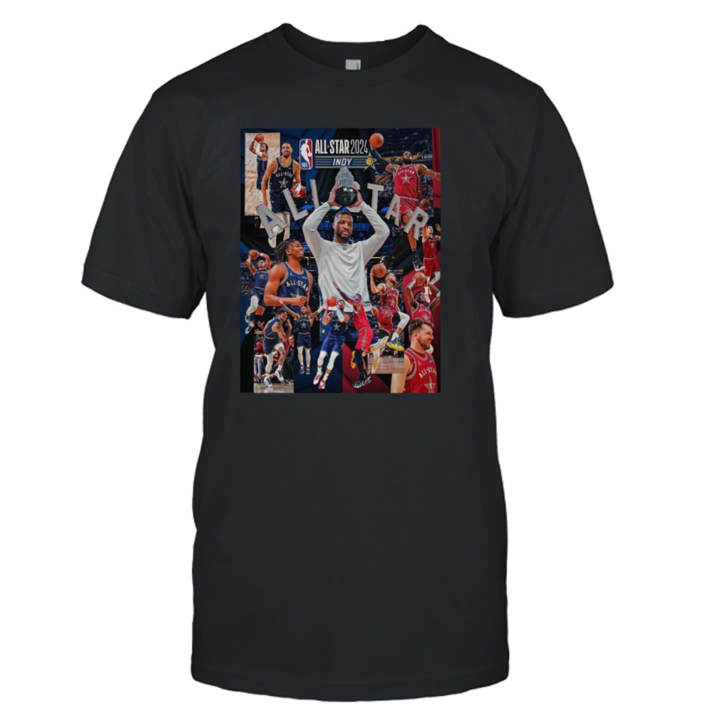 Damian Lillard Took Home Kia All Star Mvp Honors In The Star-studded 2024 Nba All-star Game T-shirt