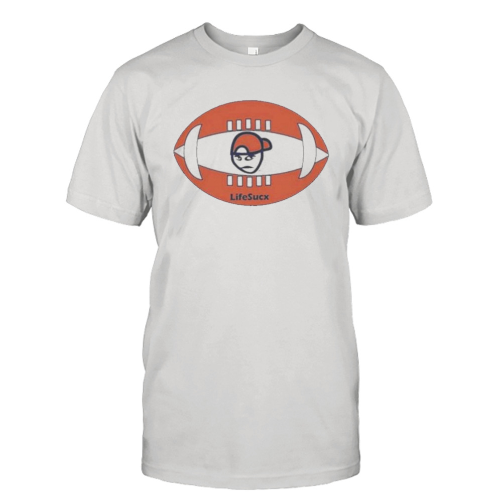 Denver Broncos Football Lifesucx Angry Guy T-shirt