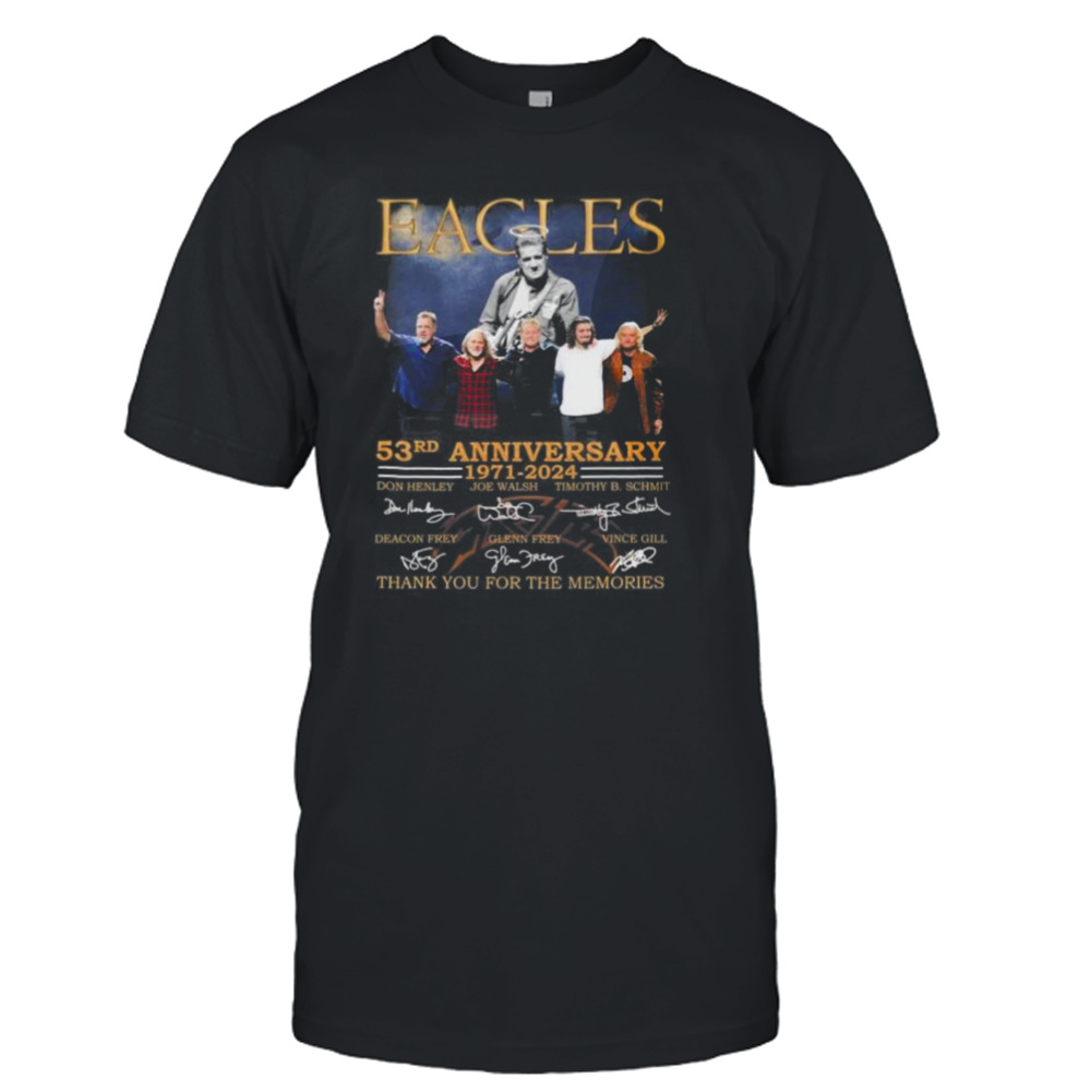 Eagles 63rd Anniversary 1971-2024 Thank You For The Memories Signatures shirt