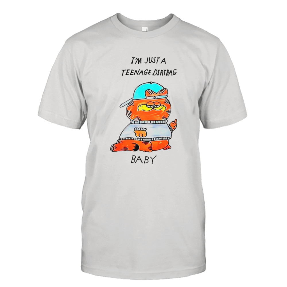 Garfield I’m just anage dirtbag baby shirt