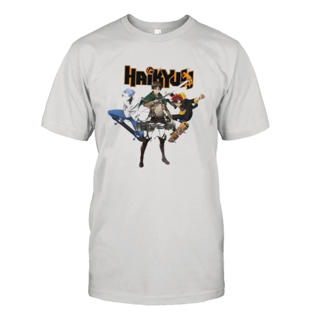 Haikyuu Sk8 The Infinity Attack On Titan Shirt