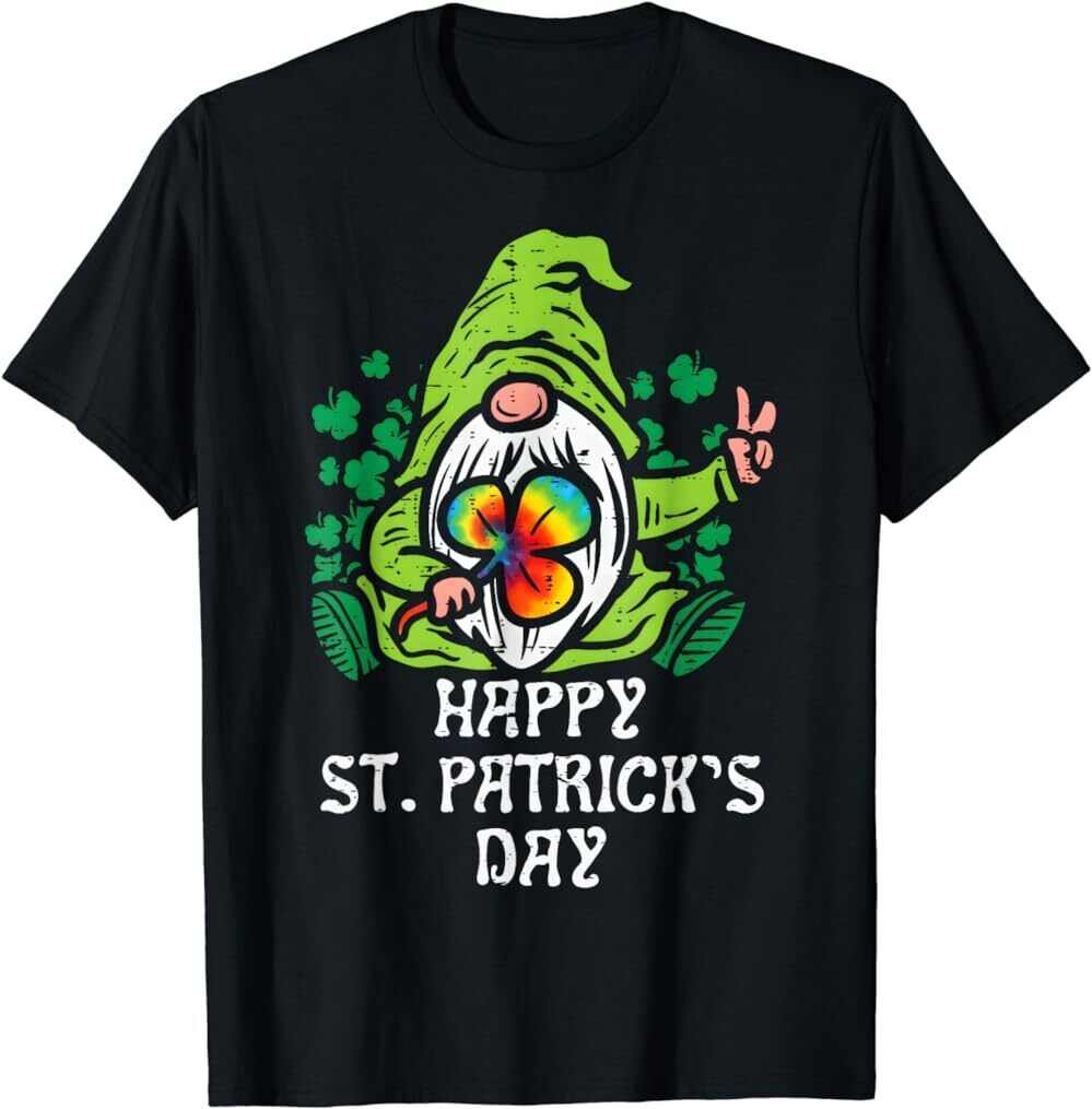 Happy St. Patrick's Day Gnome Shamrock Saint Patrick Irish T-shirt
