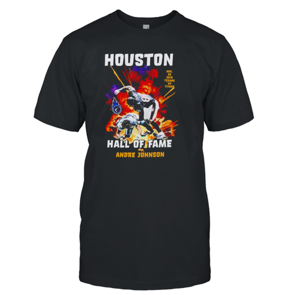 Houton Texas hall of fame Andre Johnson shirt