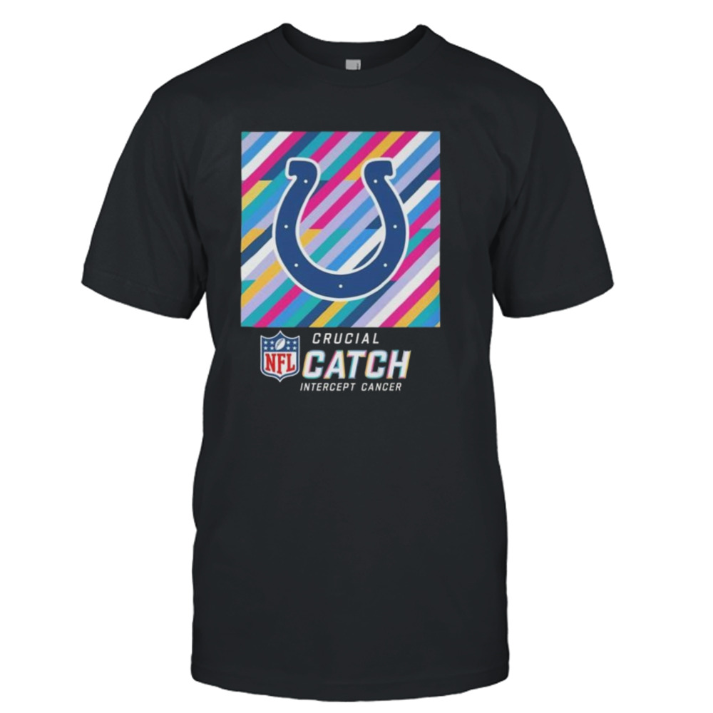 Indianapolis Colts NFL Crucial Catch Intercept Cancer Shirt