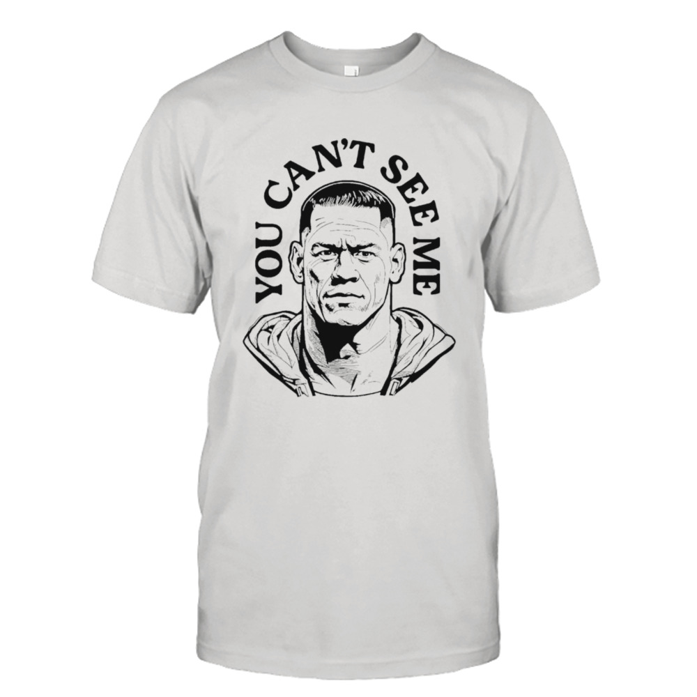 John Cena you can’t see me back and white shirt