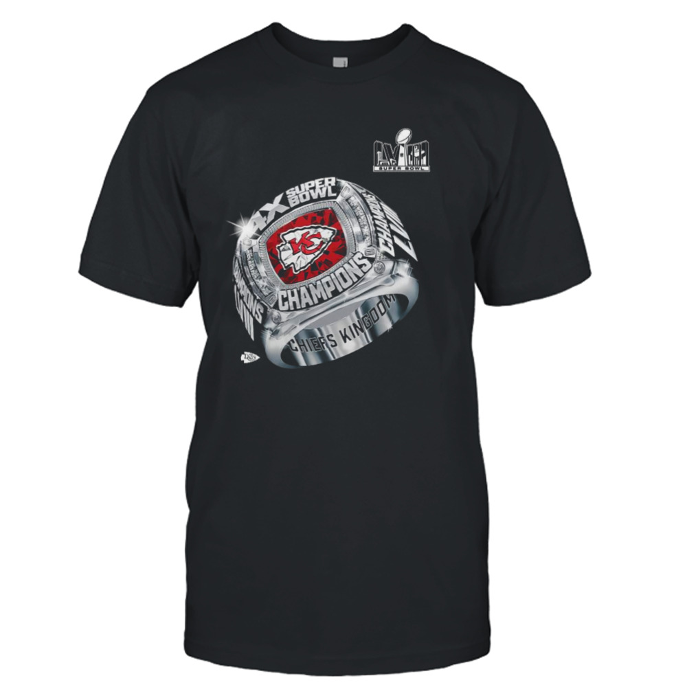 Kansas City Chiefs Four-time Super Bowl Champions Ring 2024 T-shirt